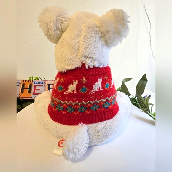 2012 Target Bullseye Plush Dog Stuffed Animal Christmas-Used, Read Details - Picture 9 of 16